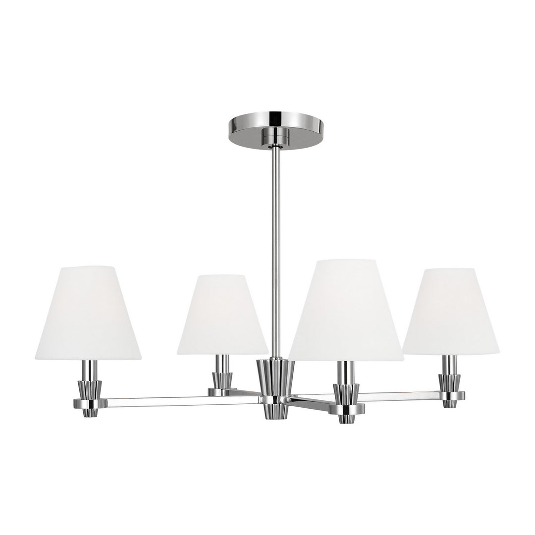 Visual Comfort Studio Paisley AC1114PN Chandelier Light - Polished Nickel