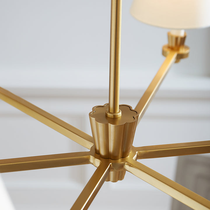 Visual Comfort Studio Paisley AC1126BBS Chandelier Light - Burnished Brass