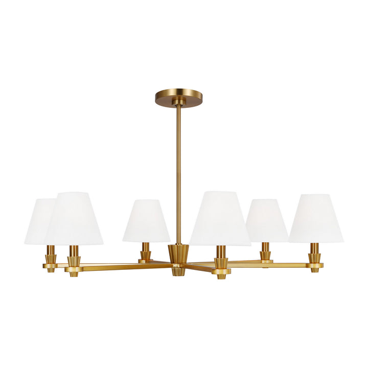 Visual Comfort Studio Paisley AC1126BBS Chandelier Light - Burnished Brass
