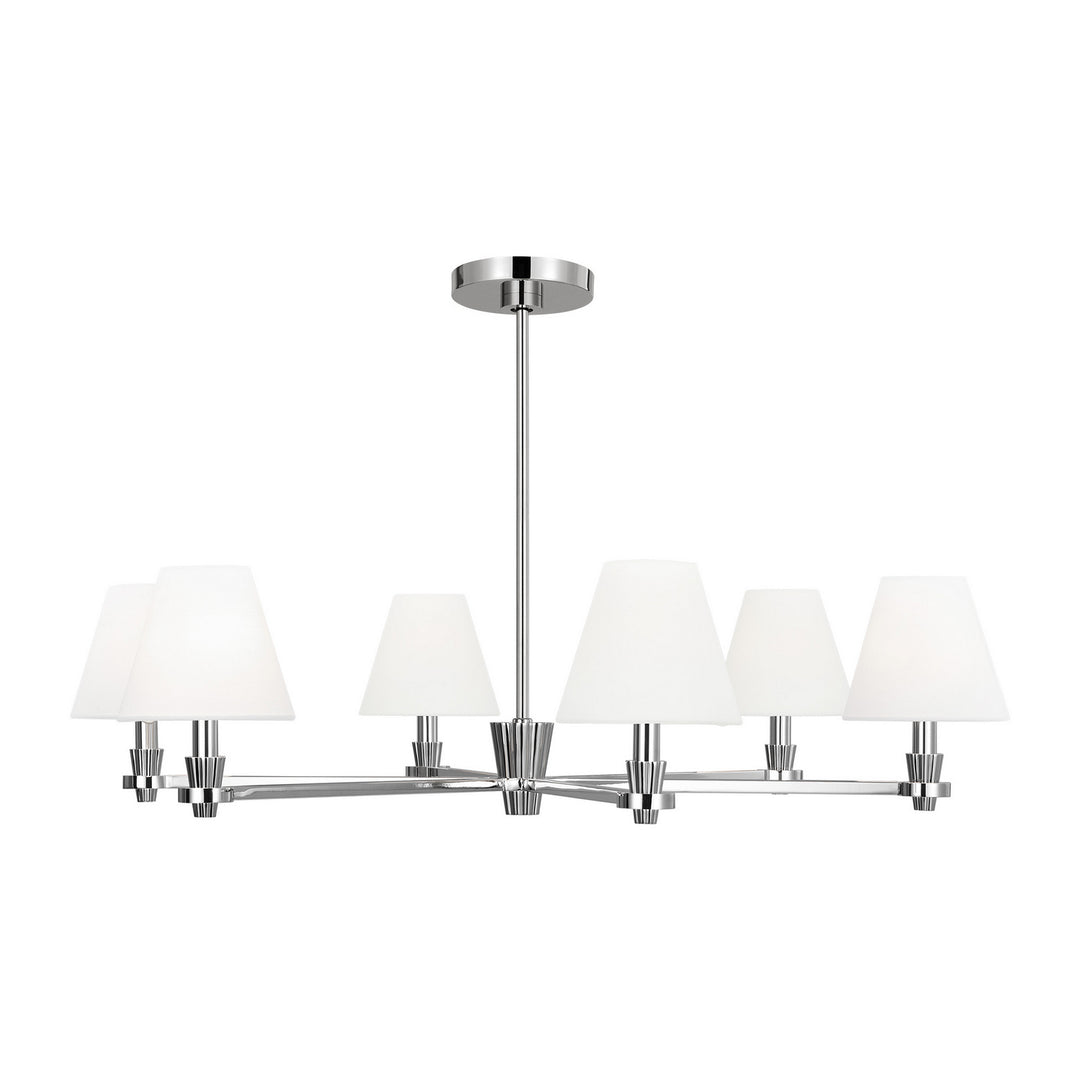 Visual Comfort Studio Paisley AC1126PN Chandelier Light - Polished Nickel