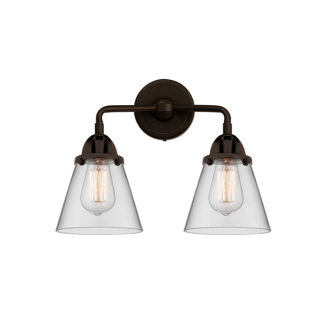 Innovations Nouveau 2 288-2W-OB-G62 Bath Vanity Light 15 in. wide - Oil Rubbed Bronze
