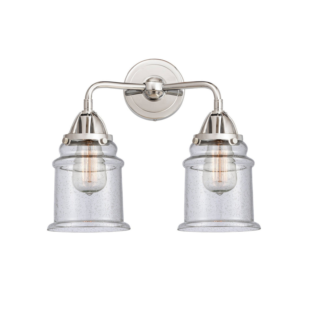 Innovations Nouveau 2 288-2W-PC-G184 Bath Vanity Light 14 in. wide - Polished Chrome