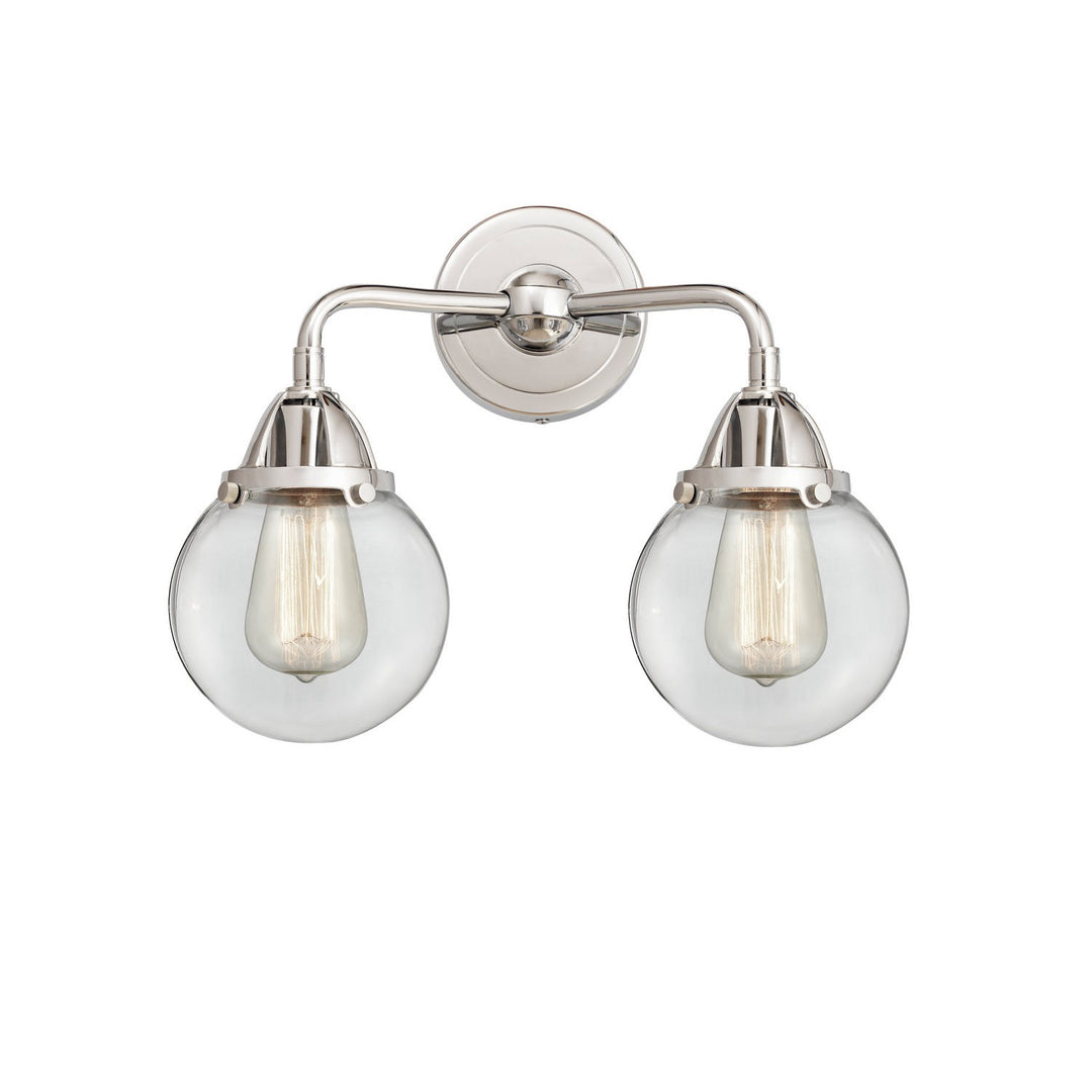Innovations Nouveau 2 288-2W-PC-G202-6-LED Bath Vanity Light 14 in. wide - Polished Chrome