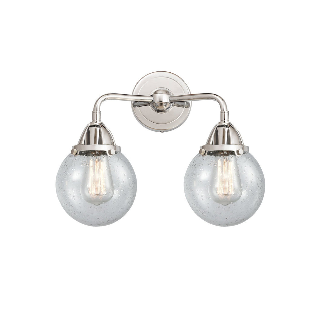 Innovations Nouveau 2 288-2W-PC-G204-6 Bath Vanity Light 14 in. wide - Polished Chrome