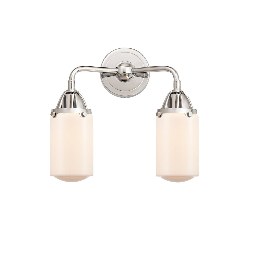 Innovations Nouveau 2 288-2W-PC-G311 Bath Vanity Light 13 in. wide - Polished Chrome