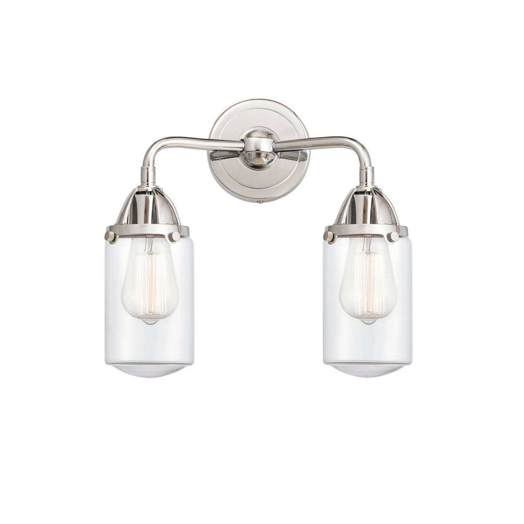 Innovations Nouveau 2 288-2W-PC-G312 Bath Vanity Light 13 in. wide - Polished Chrome