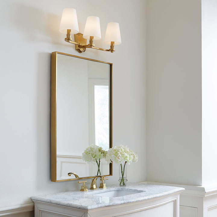 Visual Comfort Studio Paisley AV1003BBS Bath Vanity Light 24 in. wide - Burnished Brass