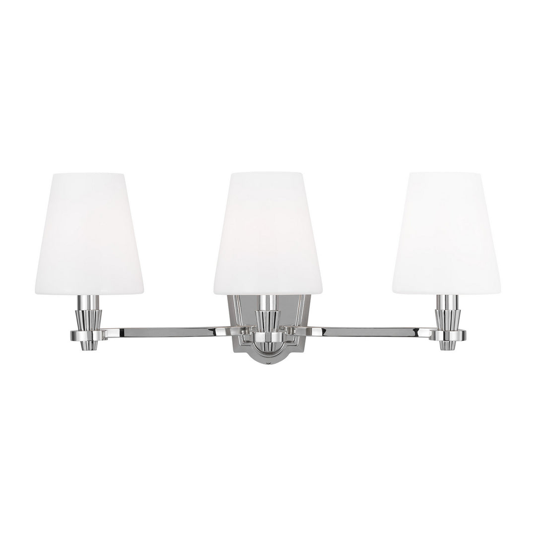 Visual Comfort Studio Paisley AV1003PN Bath Vanity Light 24 in. wide - Polished Nickel