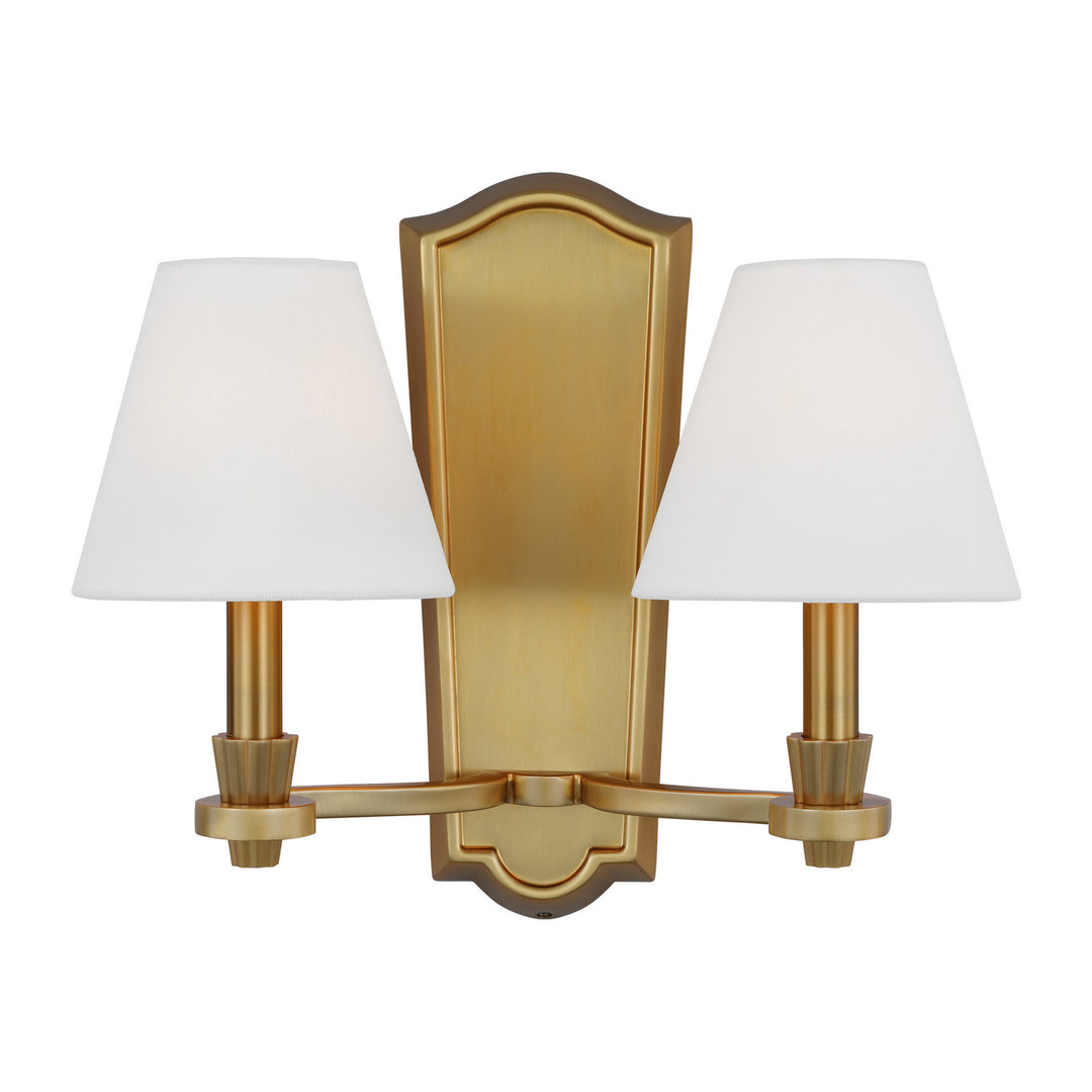 Visual Comfort Studio Paisley AW1112BBS Wall Light - Burnished Brass