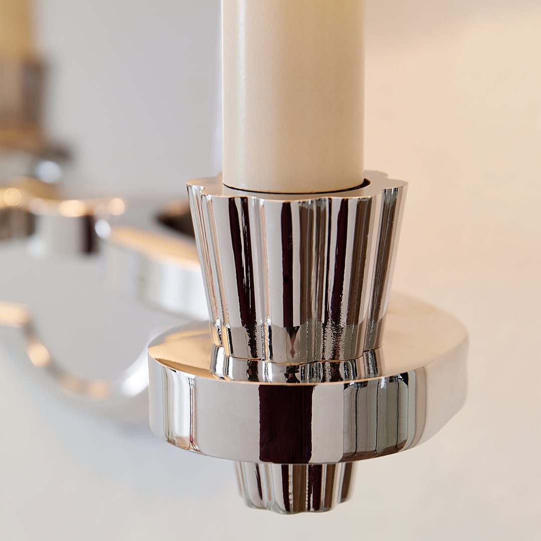 Visual Comfort Studio Paisley AW1112PN Wall Light - Polished Nickel