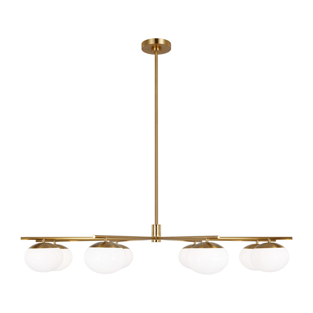 Visual Comfort Studio Lune EC1258BBS Chandelier Light - Burnished Brass