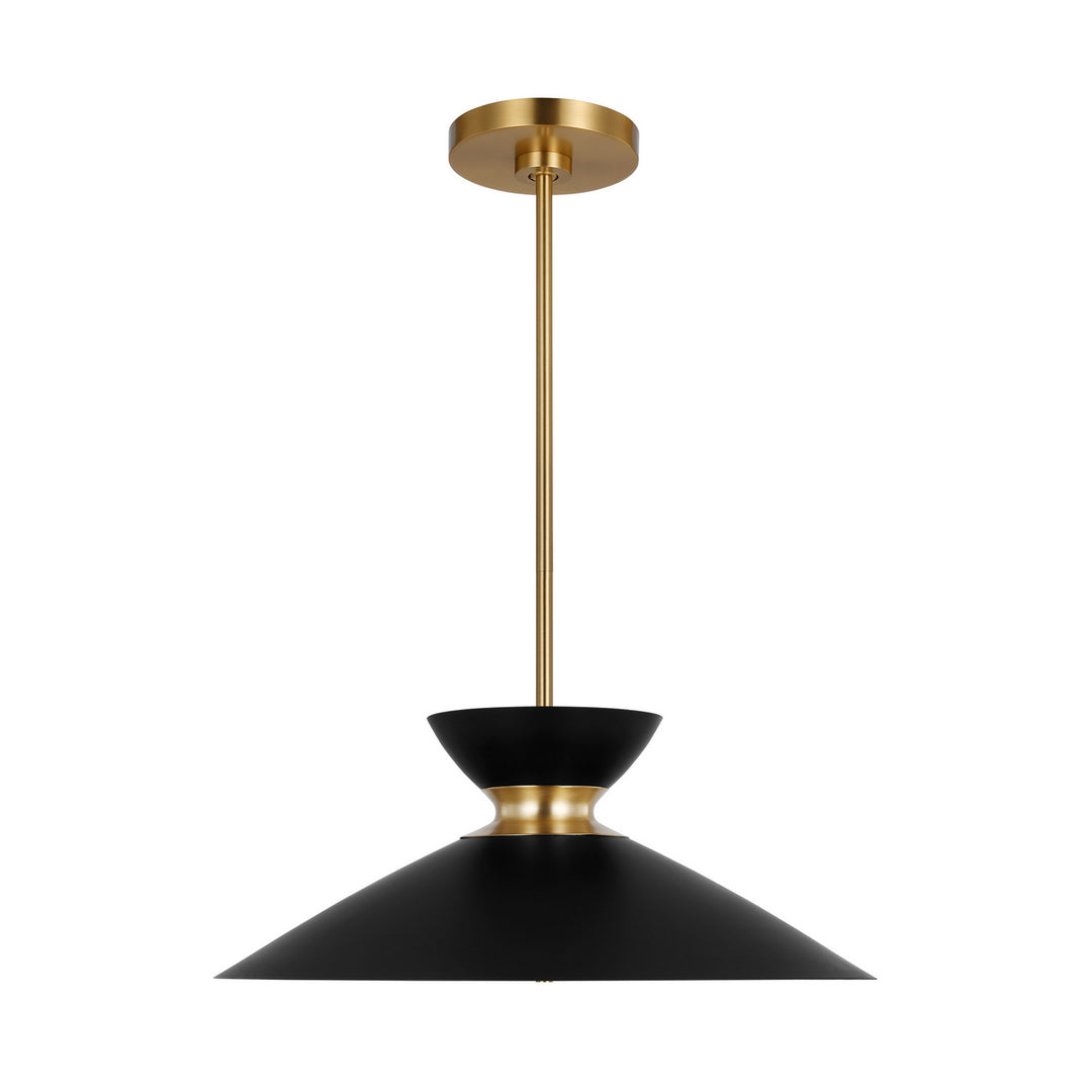 Visual Comfort Studio Heath EP1231MBKBBS Pendant Light - Midnight Black and Burnished Brass