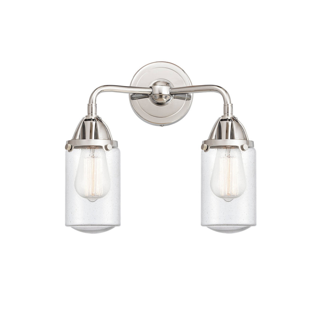 Innovations Nouveau 2 288-2W-PC-G314 Bath Vanity Light 13 in. wide - Polished Chrome