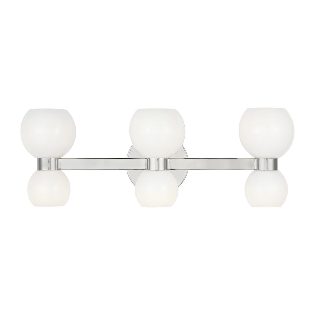 Visual Comfort Studio Londyn KSV1006PNMG Bath Vanity Light 23 in. wide - Polished Nickel