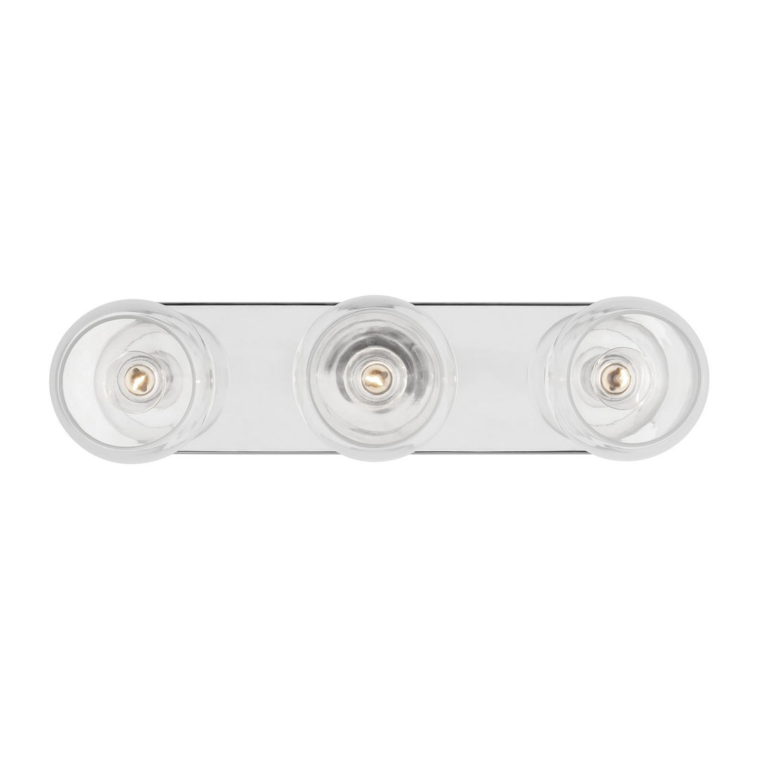Visual Comfort Studio Monroe KSV1023PNGW Bath Vanity Light 21 in. wide - Polished Nickel