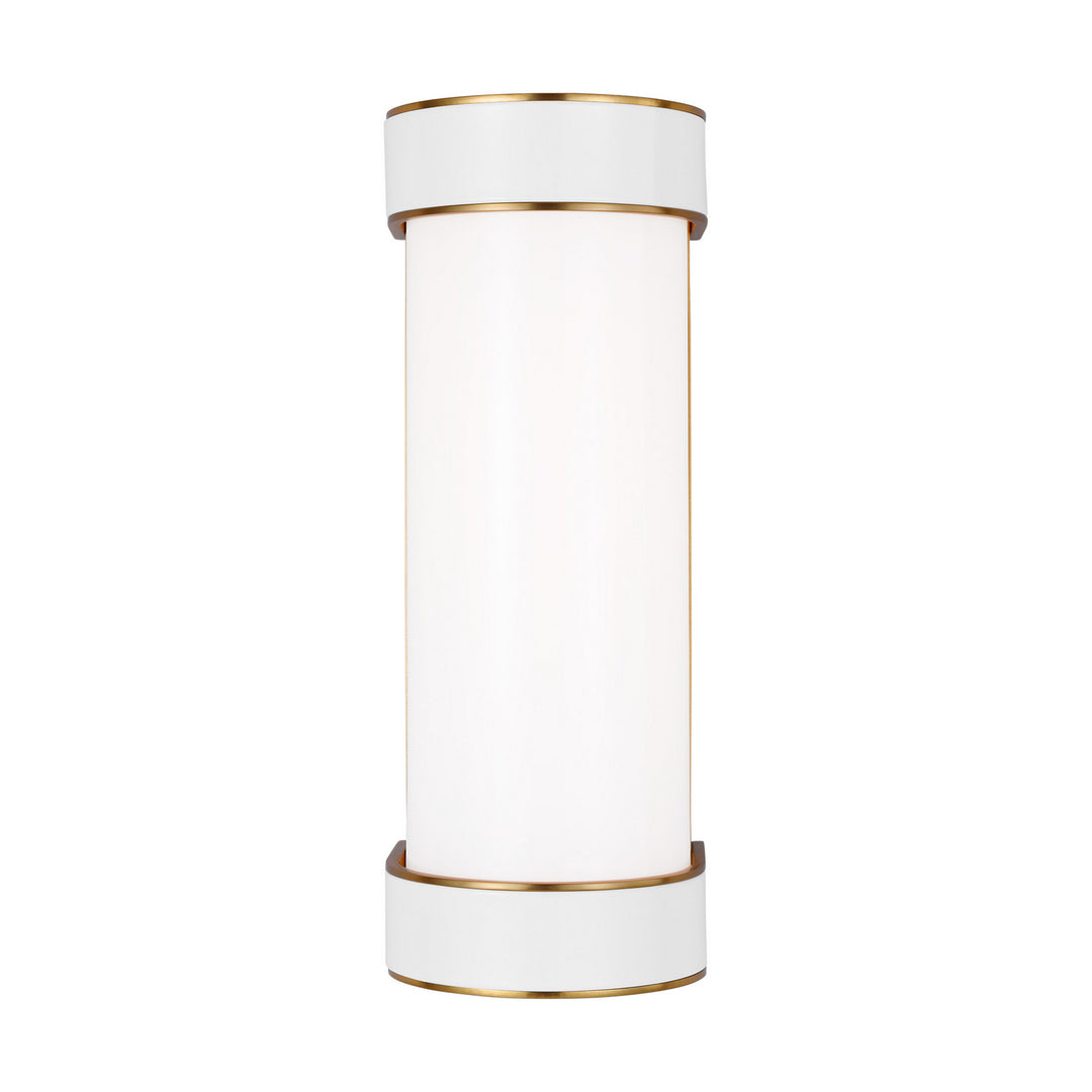 Visual Comfort Studio Monroe KSW1051BBSGW Bath Vanity Light 5 in. wide - Burnished Brass