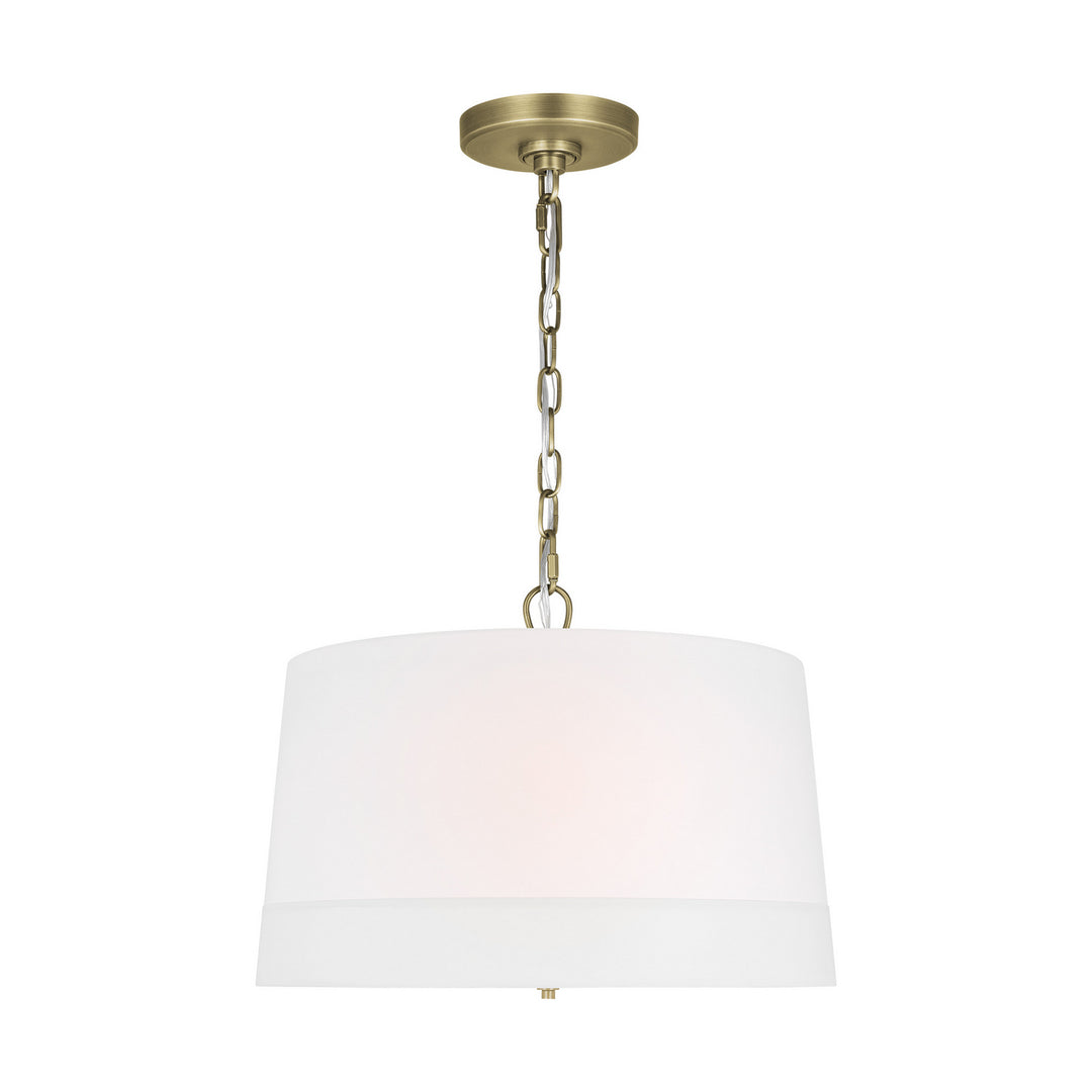 Visual Comfort Studio Ivie LP1094TWBWLW Pendant Light - Time Worn Brass
