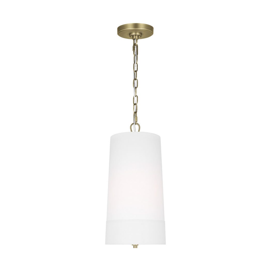 Visual Comfort Studio Ivie LP1101TWBWLW Pendant Light - Time Worn Brass