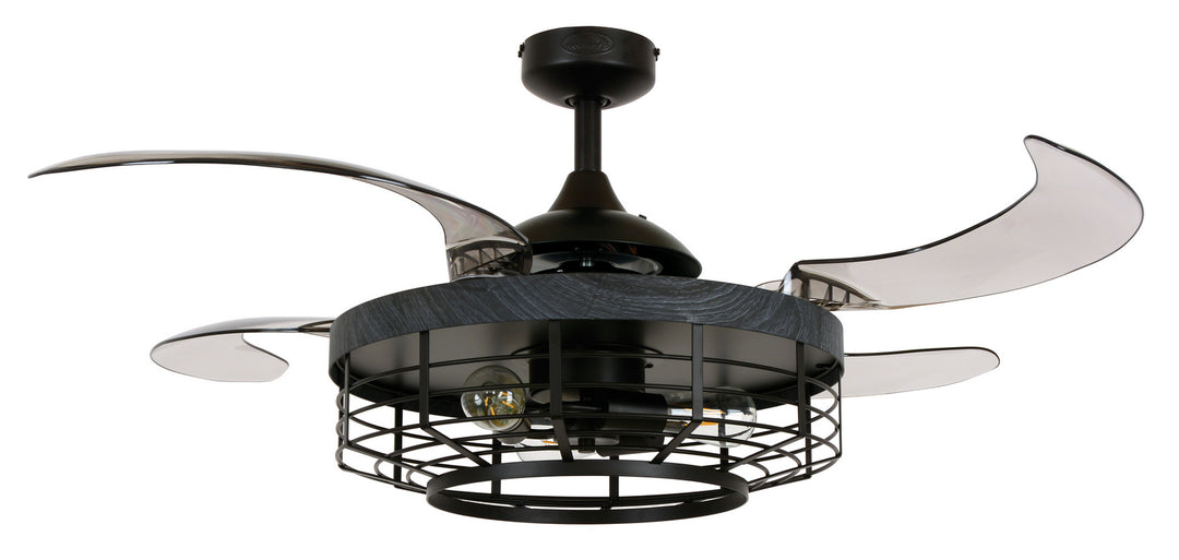 Beacon Montclair 51106201 Ceiling Fan 48 - Black, Smoke/