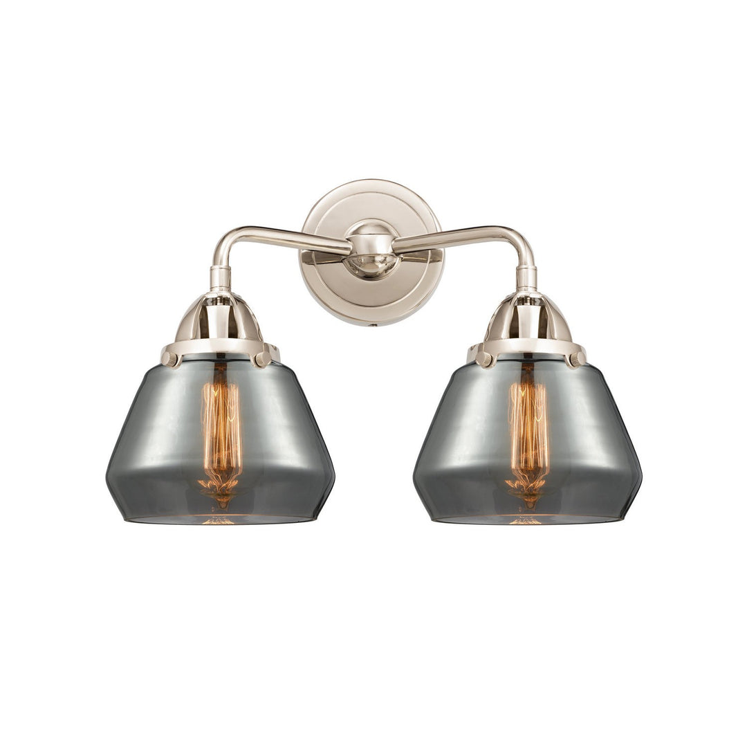 Innovations Nouveau 2 288-2W-PN-G173 Bath Vanity Light 15 in. wide - Polished Nickel