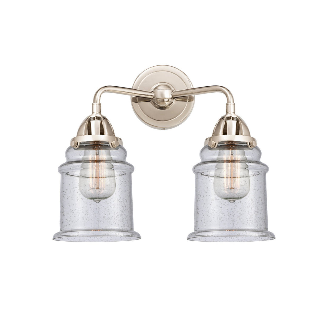 Innovations Nouveau 2 288-2W-PN-G184 Bath Vanity Light 14 in. wide - Polished Nickel