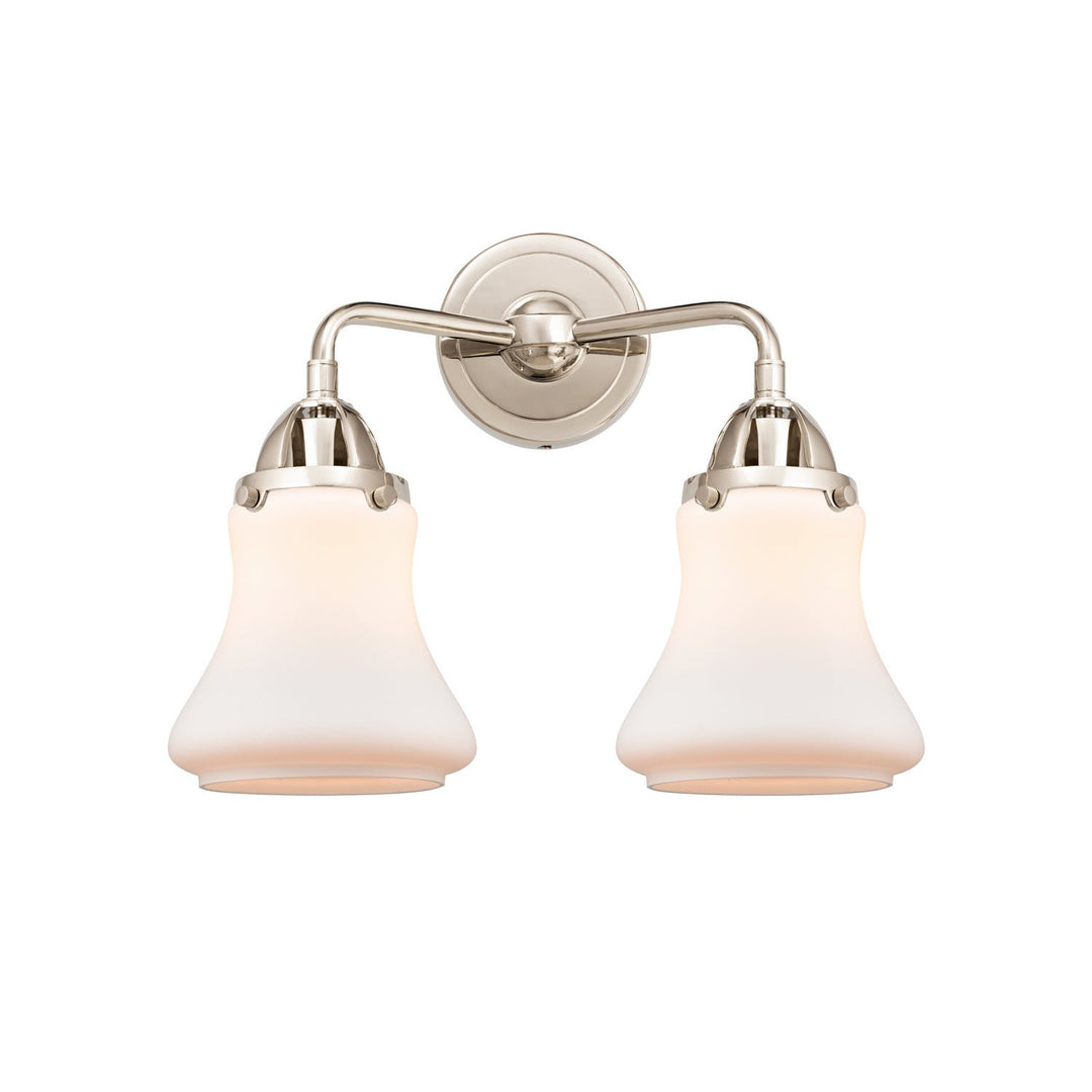 Innovations Nouveau 2 288-2W-PN-G191-LED Bath Vanity Light 14 in. wide - Polished Nickel