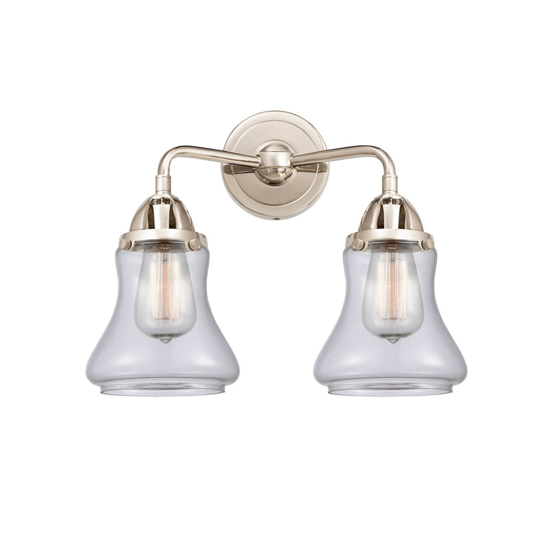 Innovations Nouveau 2 288-2W-PN-G192-LED Bath Vanity Light 14 in. wide - Polished Nickel