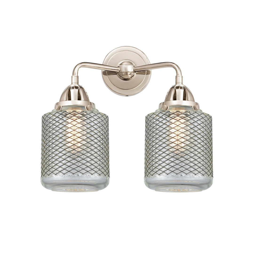 Innovations Nouveau 2 288-2W-PN-G262 Bath Vanity Light 14 in. wide - Polished Nickel