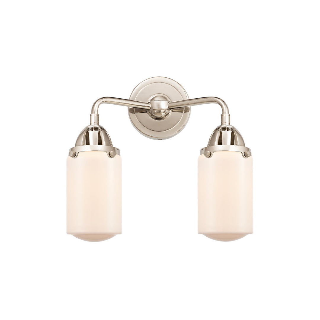 Innovations Nouveau 2 288-2W-PN-G311 Bath Vanity Light 13 in. wide - Polished Nickel