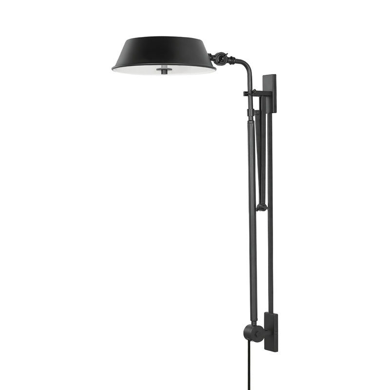 Troy Lighting PTL8631-SBK Modern Justin Lamp Black