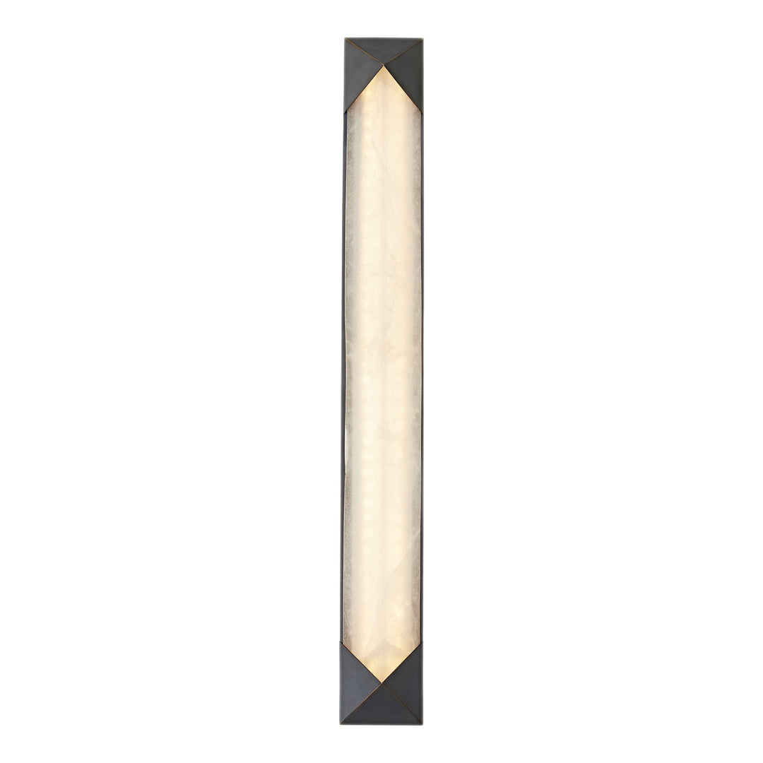 Alora caesar WV323225UBAR Wall Light - Urban Bronze/Alabaster