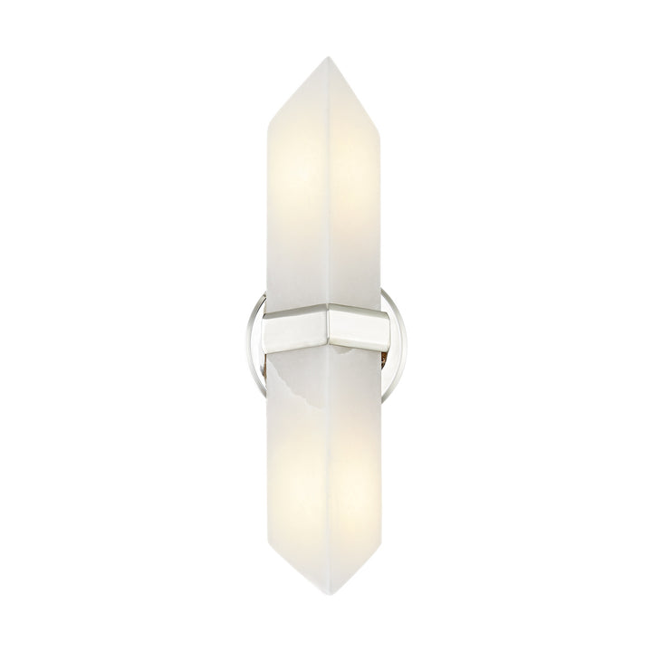 Alora valencia WV334215PNAR Wall Light - Polished Nickel/Alabaster