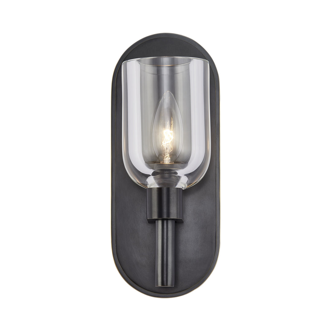 Alora lucian WV338101UBCC Wall Light - Clear Crystal/Urban Bronze