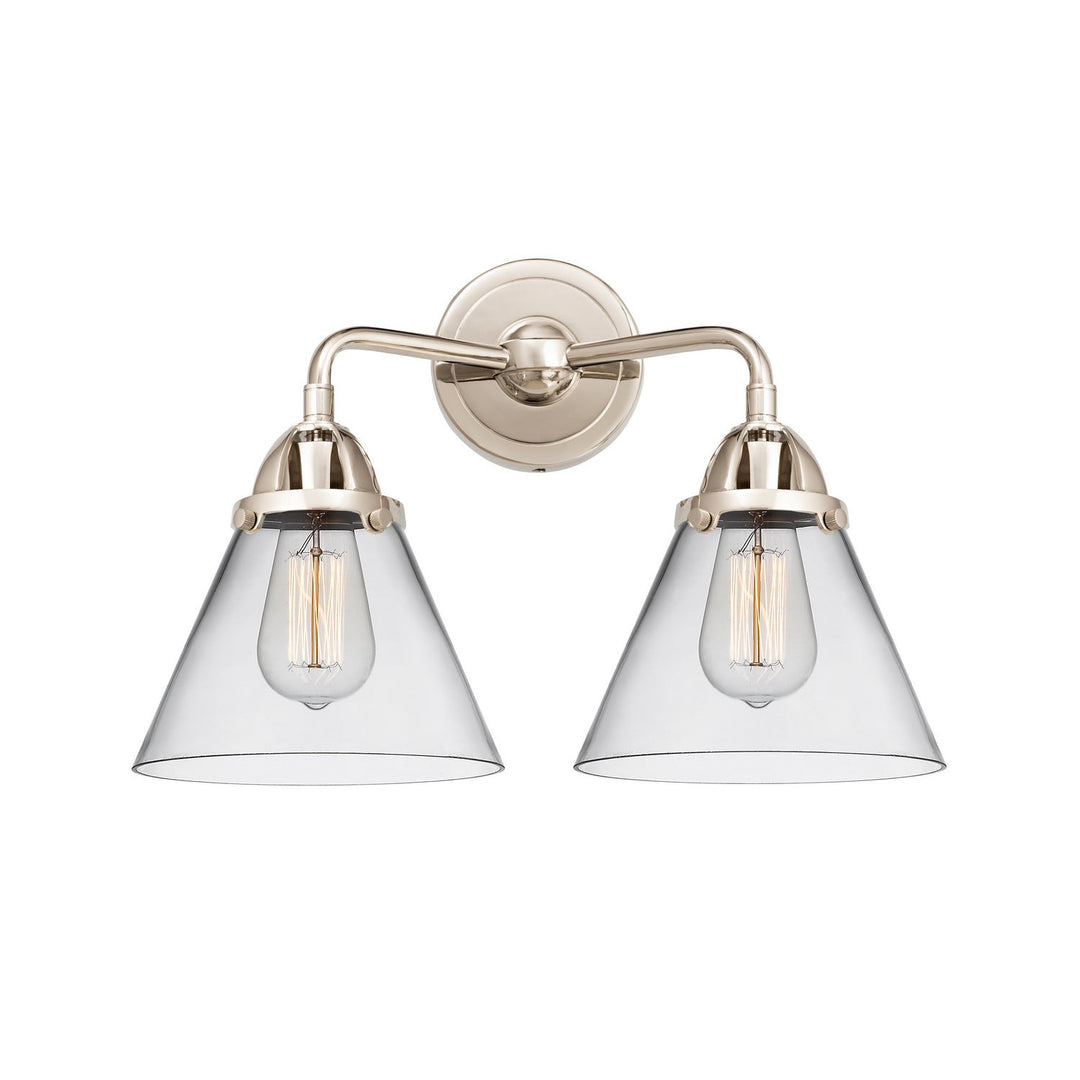 Innovations Nouveau 2 288-2W-PN-G42-LED Bath Vanity Light 16 in. wide - Polished Nickel