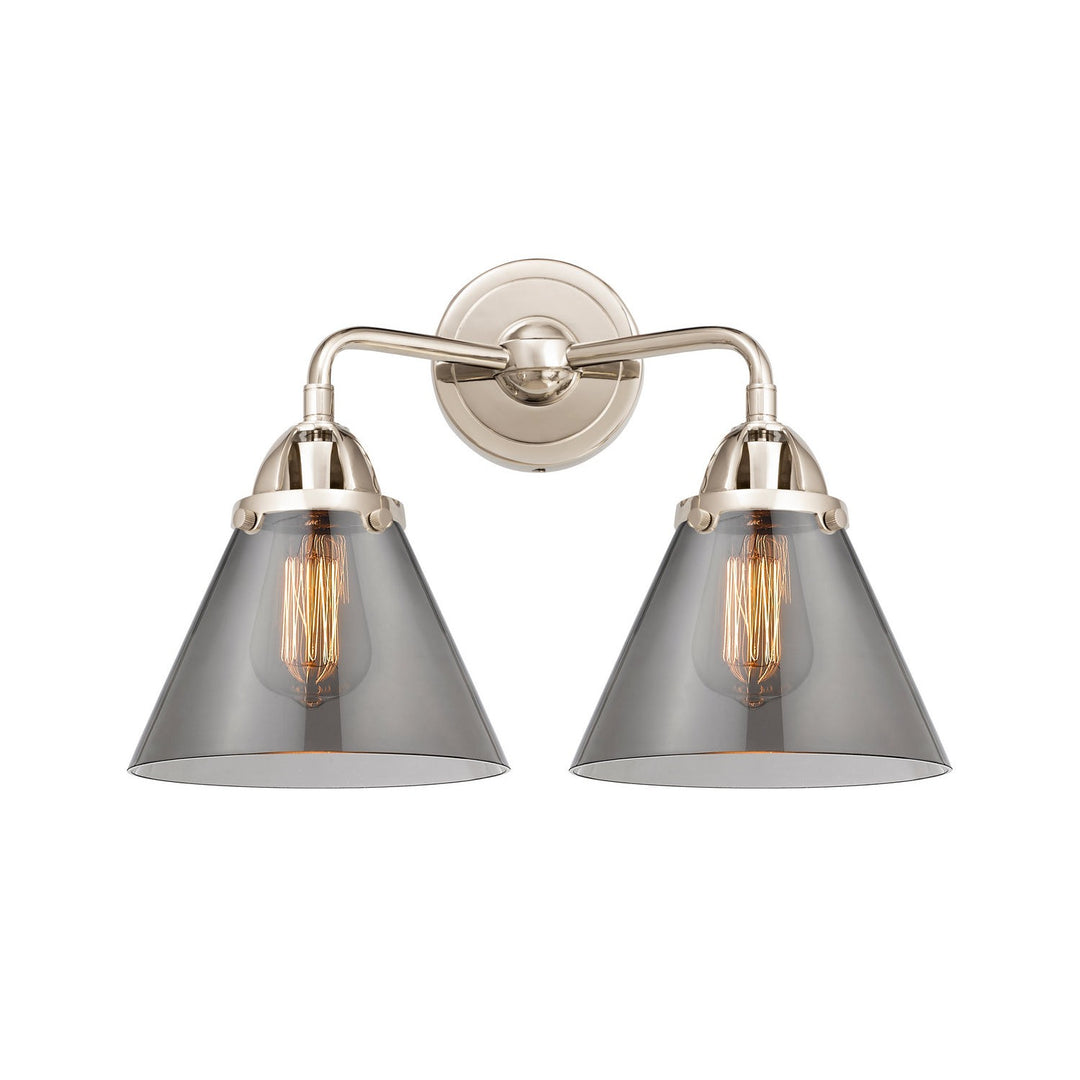 Innovations Nouveau 2 288-2W-PN-G43 Bath Vanity Light 16 in. wide - Polished Nickel