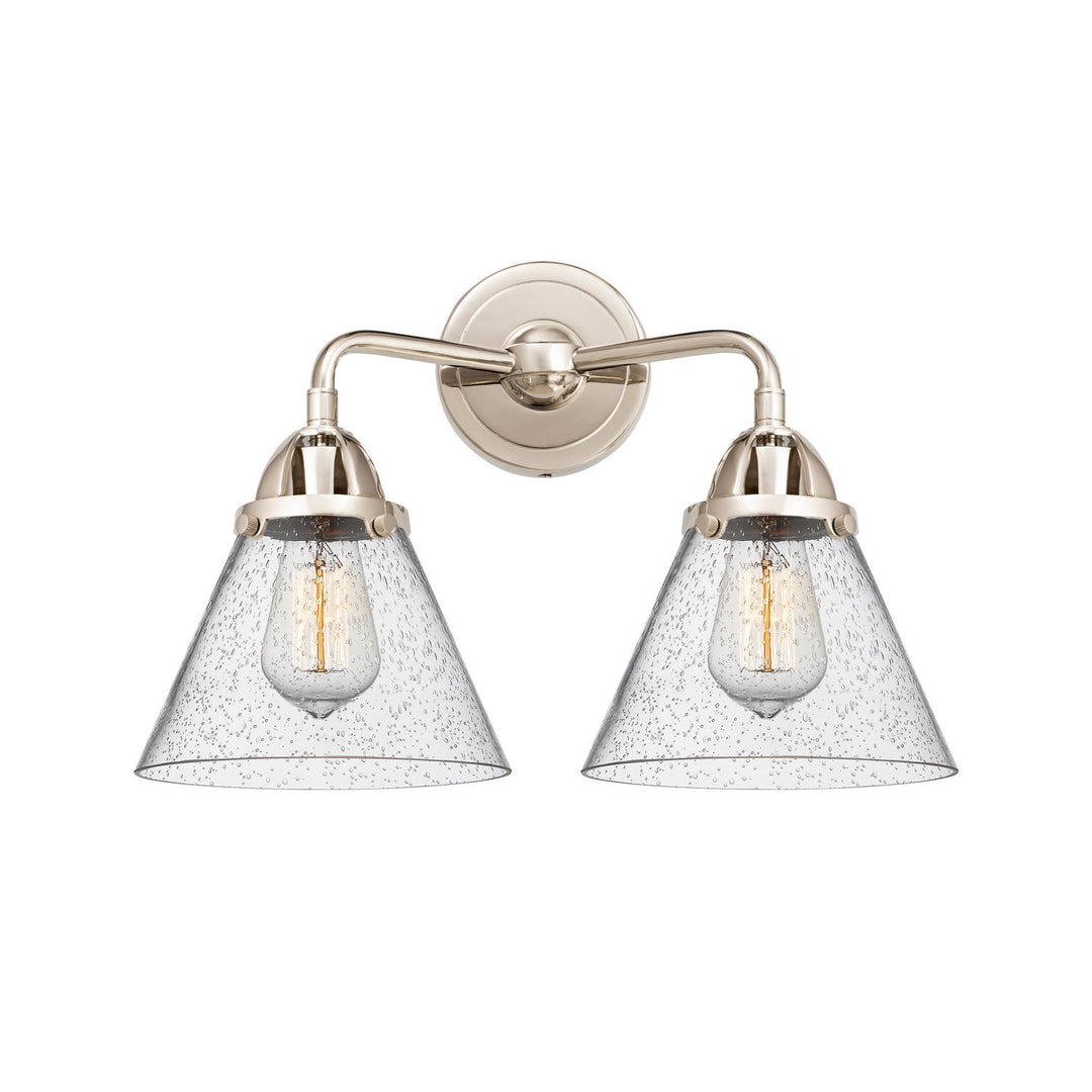 Innovations Nouveau 2 288-2W-PN-G44 Bath Vanity Light 16 in. wide - Polished Nickel