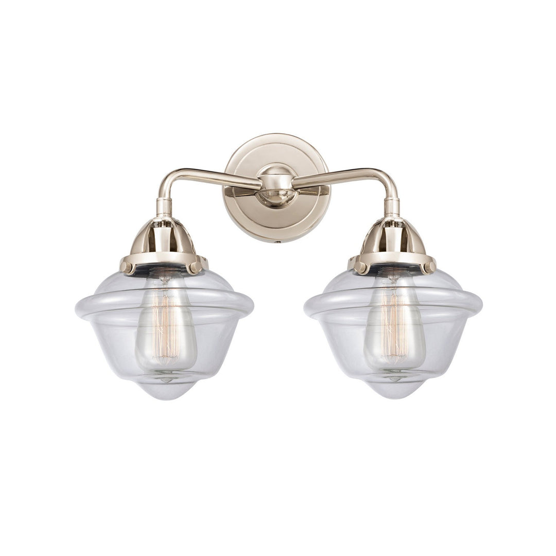 Innovations Nouveau 2 288-2W-PN-G532 Bath Vanity Light 16 in. wide - Polished Nickel