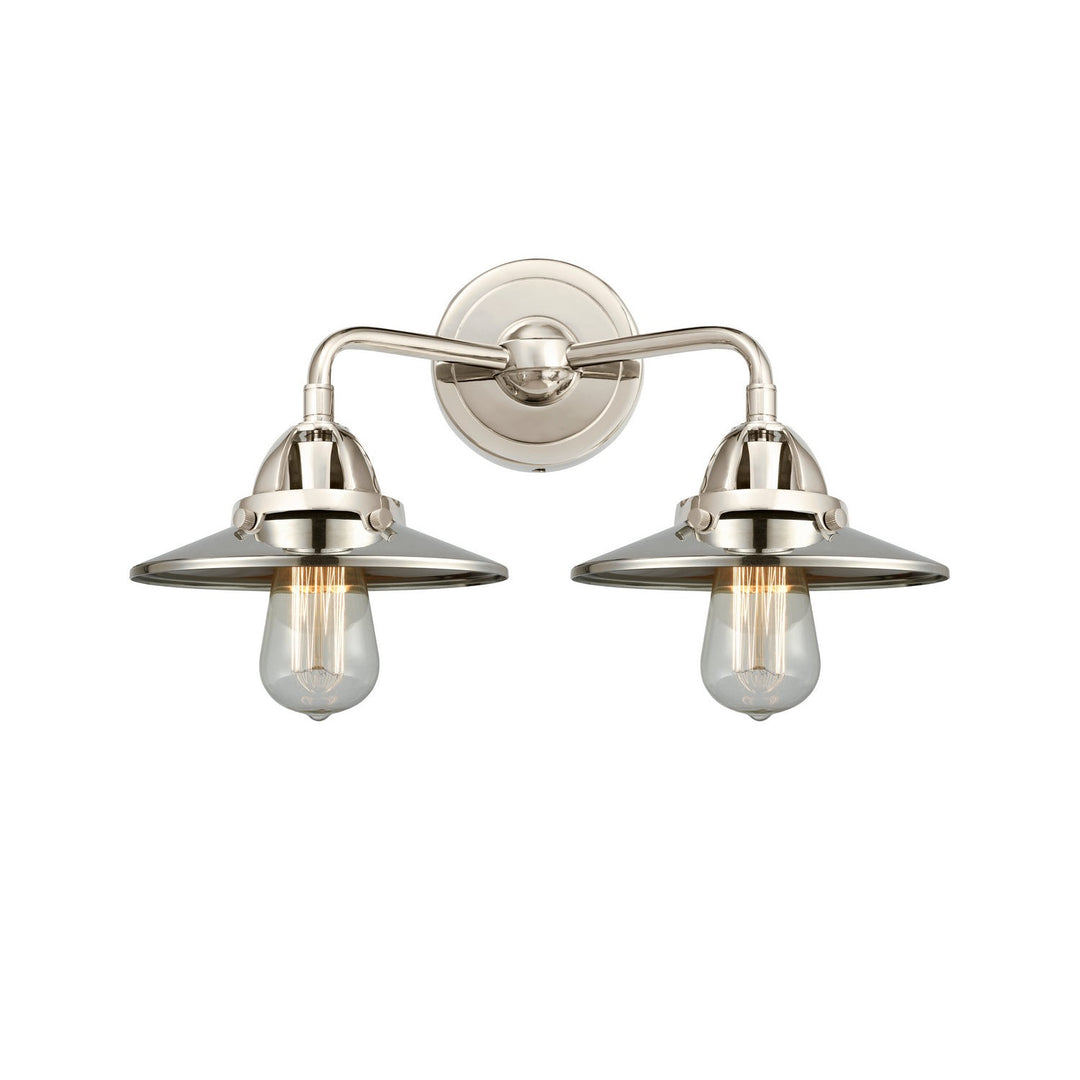 Innovations Nouveau 2 288-2W-PN-M1-PN Bath Vanity Light 16 in. wide - Polished Nickel