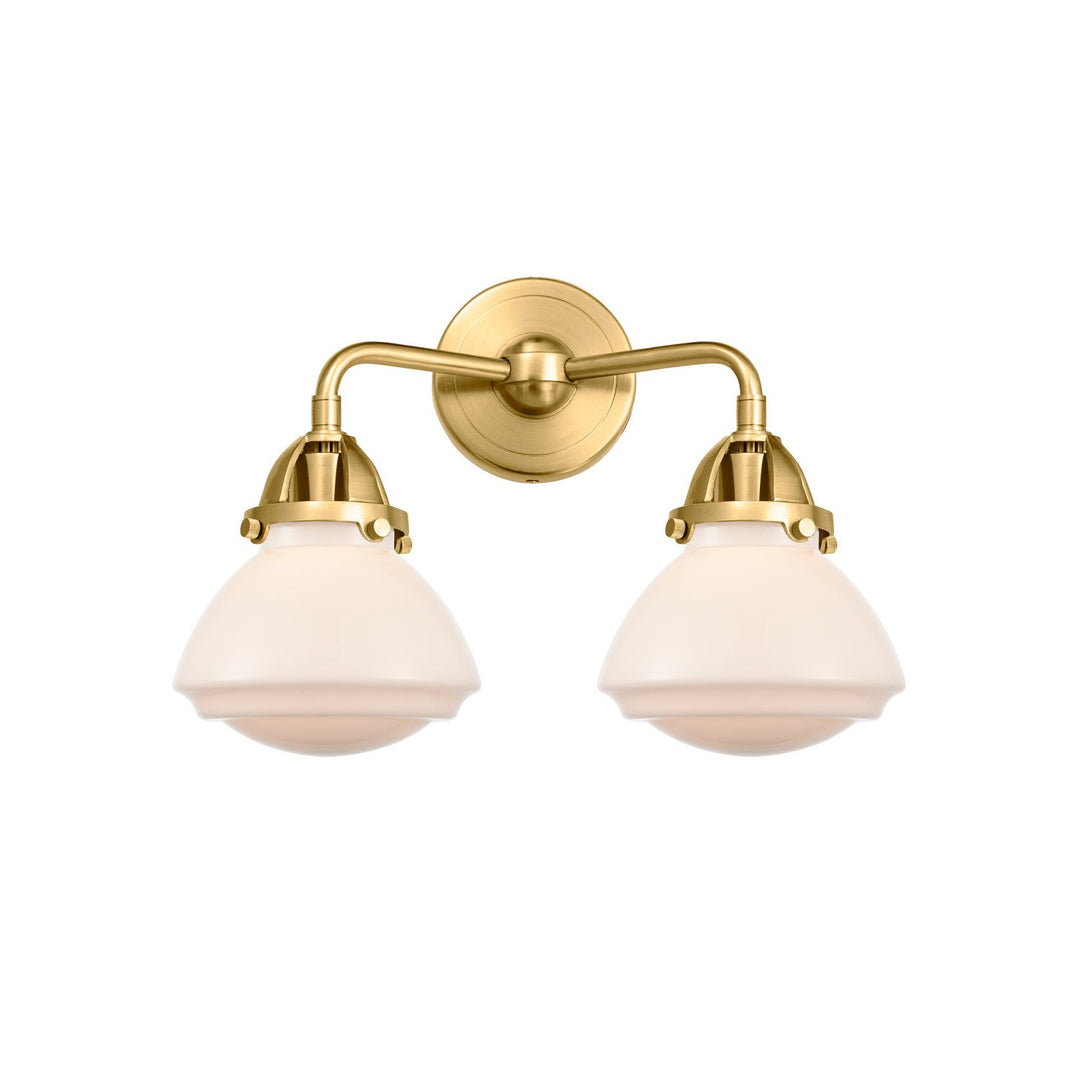 Innovations Nouveau 2 288-2W-SG-G321 Bath Vanity Light 15 in. wide - Satin Gold