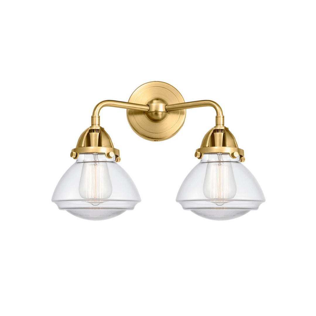 Innovations Nouveau 2 288-2W-SG-G322 Bath Vanity Light 15 in. wide - Satin Gold