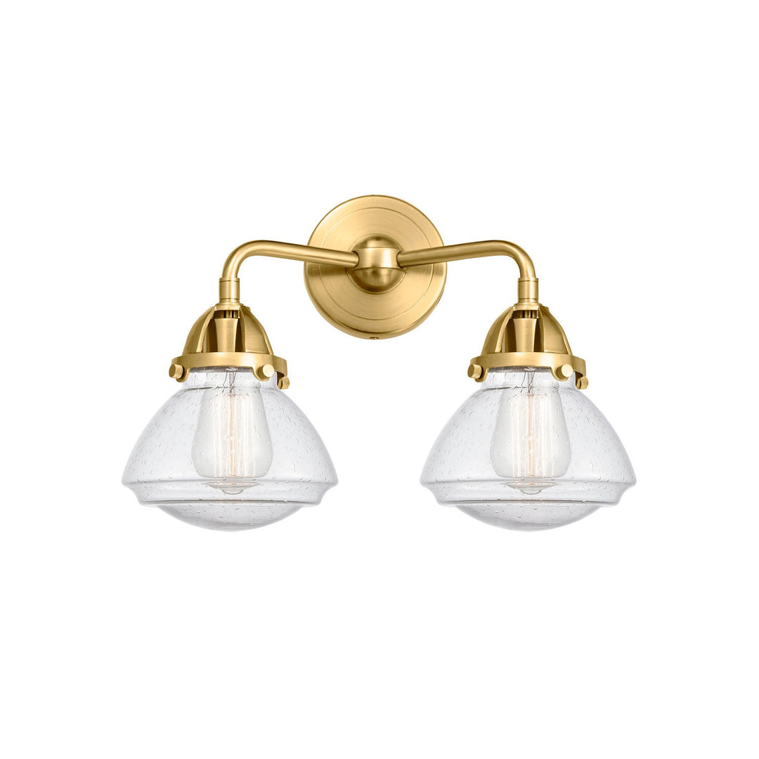 Innovations Nouveau 2 288-2W-SG-G324 Bath Vanity Light 15 in. wide - Satin Gold