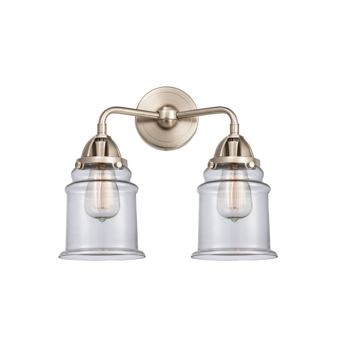 Innovations Nouveau 2 288-2W-SN-G182 Bath Vanity Light 14 in. wide - Brushed Satin Nickel