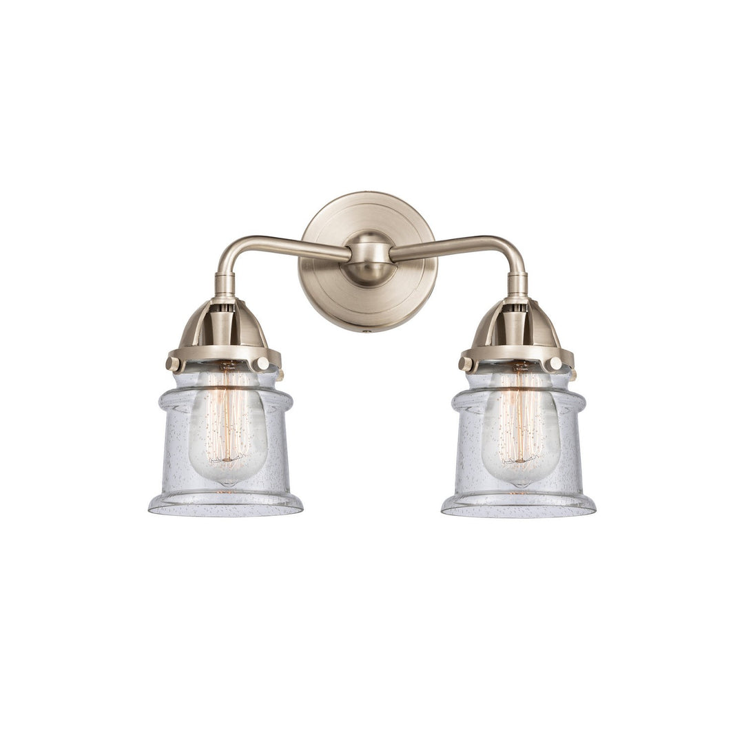 Innovations Nouveau 2 288-2W-SN-G184S Bath Vanity Light 14 in. wide - Brushed Satin Nickel