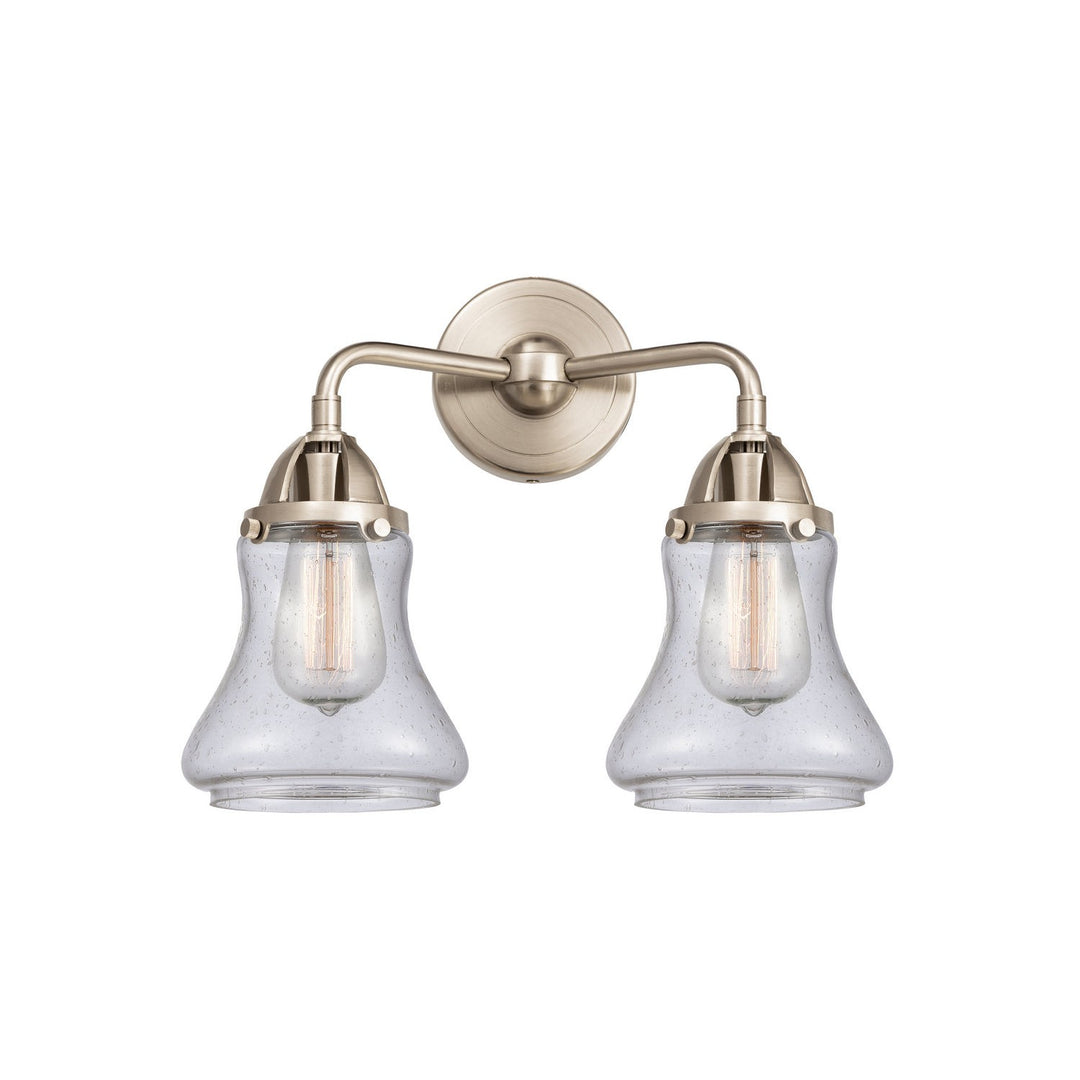 Innovations Nouveau 2 288-2W-SN-G194 Bath Vanity Light 14 in. wide - Brushed Satin Nickel