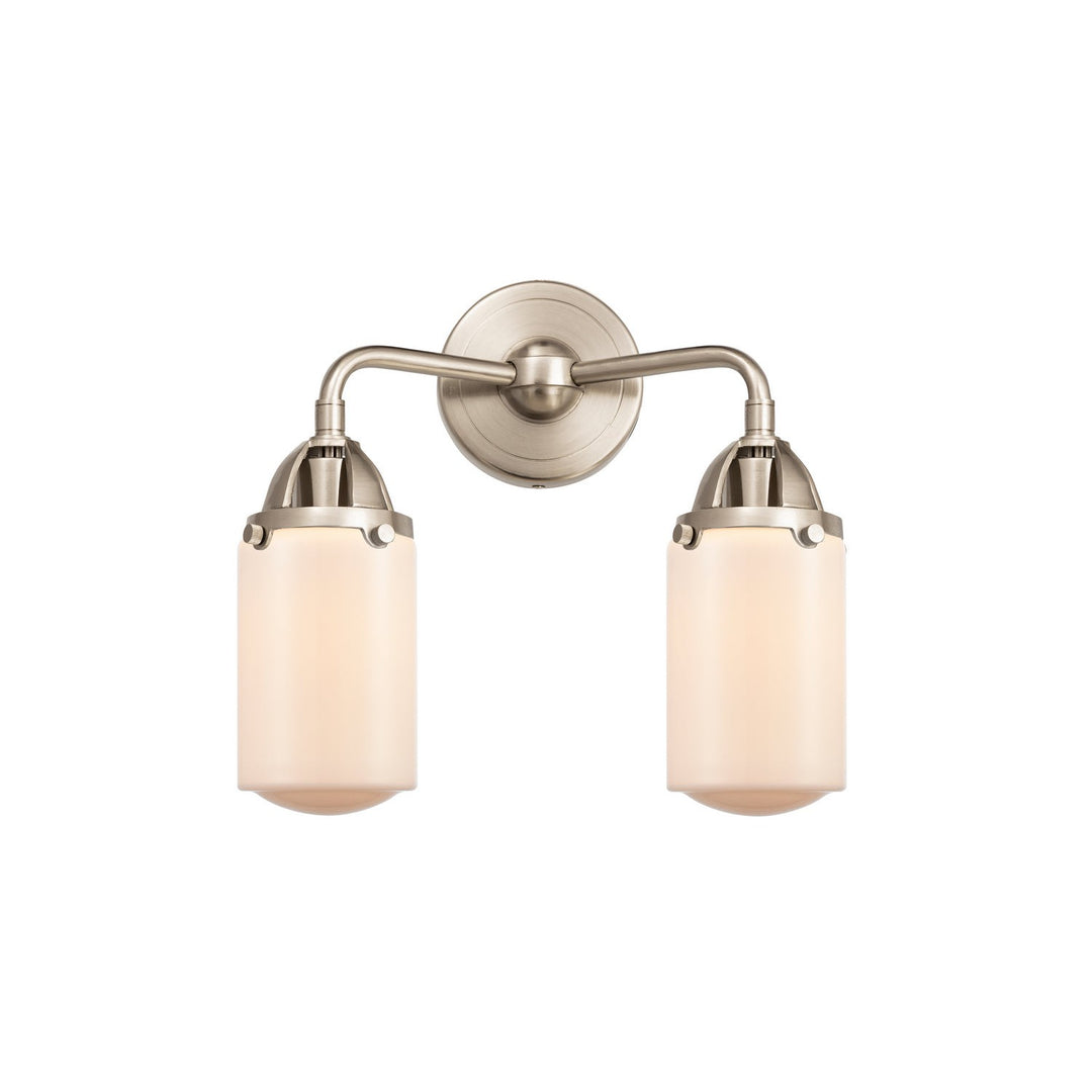 Innovations Nouveau 2 288-2W-SN-G311 Bath Vanity Light 13 in. wide - Brushed Satin Nickel