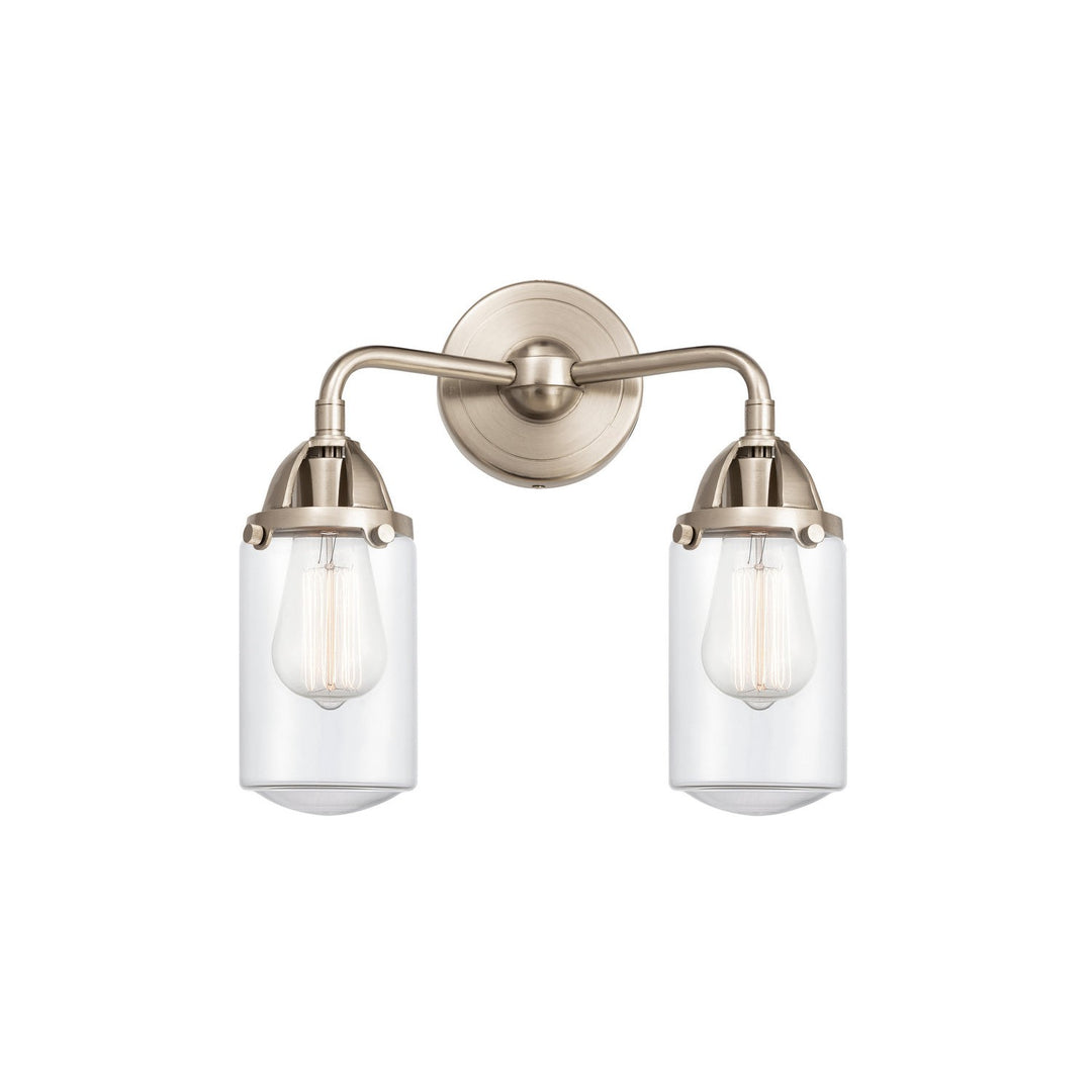 Innovations Nouveau 2 288-2W-SN-G312-LED Bath Vanity Light 13 in. wide - Brushed Satin Nickel