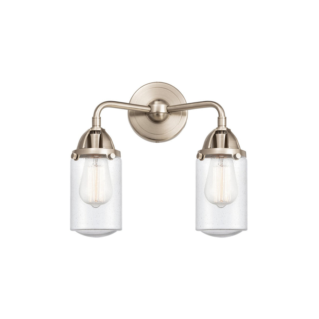 Innovations Nouveau 2 288-2W-SN-G314 Bath Vanity Light 13 in. wide - Brushed Satin Nickel