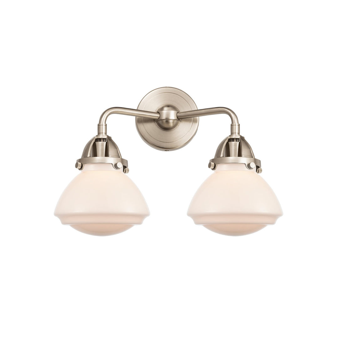 Innovations Nouveau 2 288-2W-SN-G321 Bath Vanity Light 15 in. wide - Brushed Satin Nickel