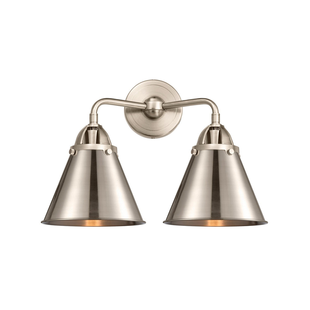 Innovations Nouveau 2 288-2W-SN-M13-SN Bath Vanity Light 16 in. wide - Brushed Satin Nickel