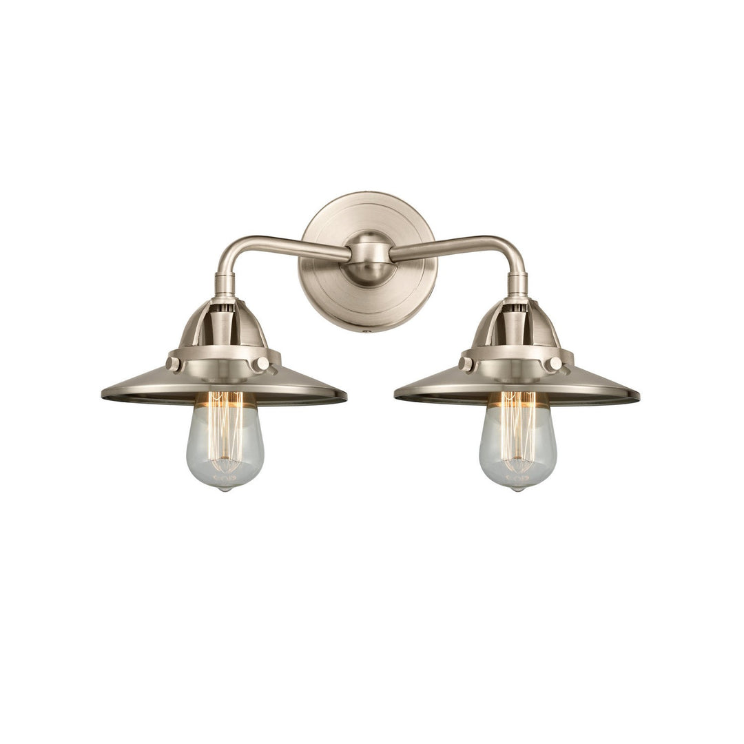 Innovations Nouveau 2 288-2W-SN-M2-SN Bath Vanity Light 16 in. wide - Brushed Satin Nickel